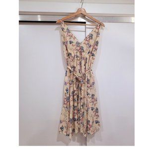 & Other Stories Midi Cotton Dress with Under the Sea Print